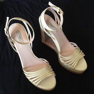 Vintage Prada Cut Out Wedges